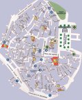 Pianta del centro storico